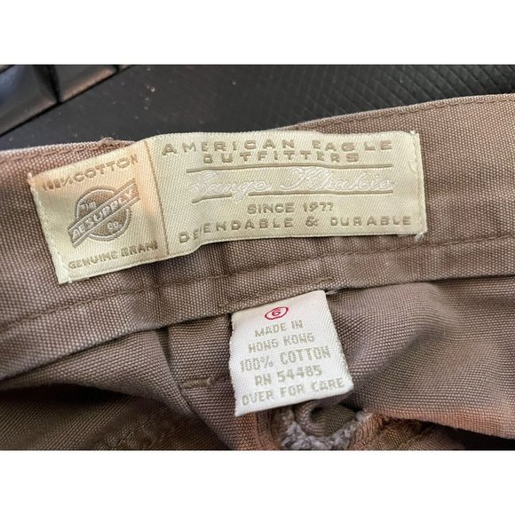 American Eagle Outfitters Jean SPORT WOMEN’S SHORTS SIZE 6 Brown‎ - Picture 7 of 7